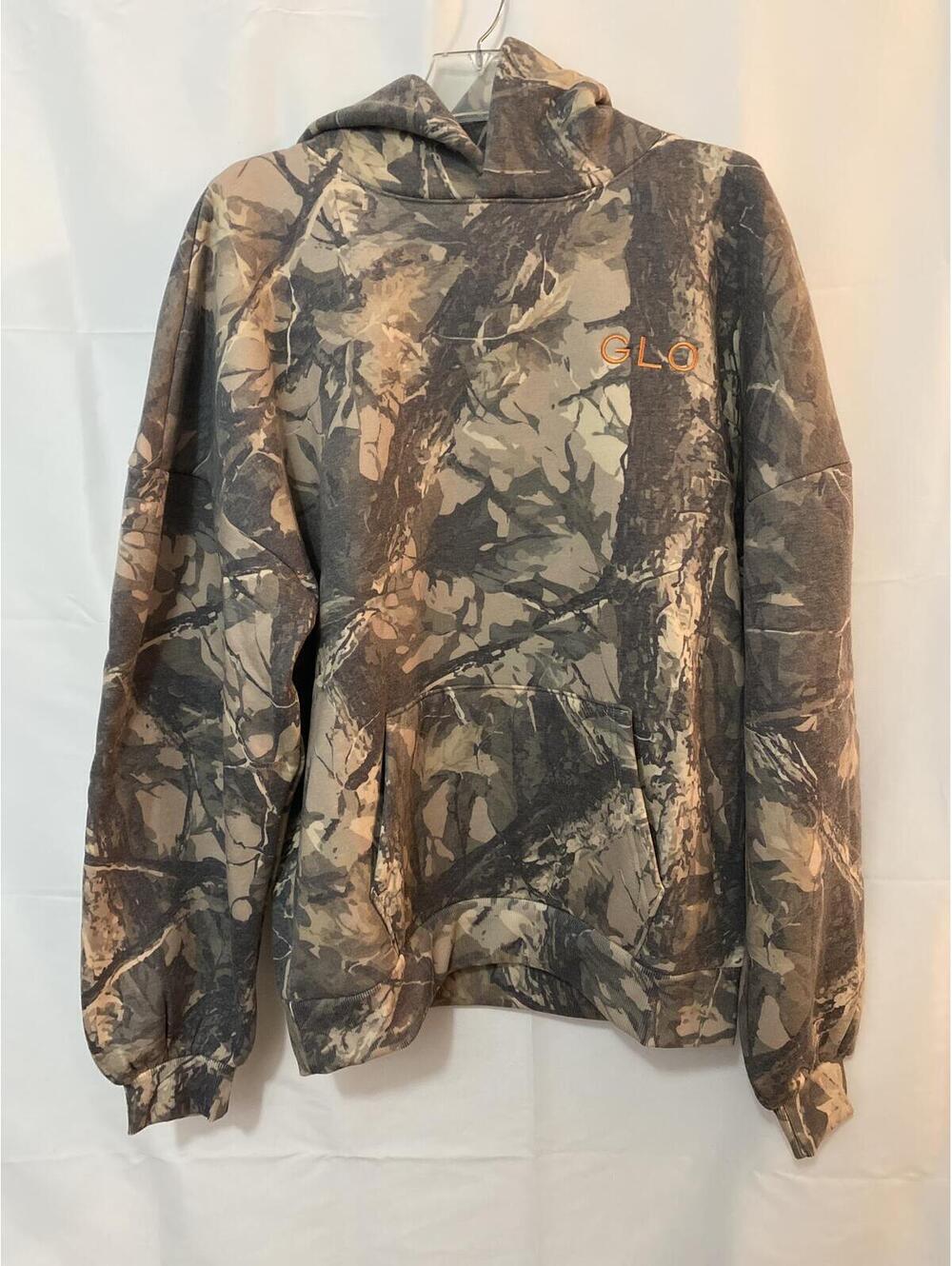 GLO Forgiven Camo Hoodie Men’s Size M